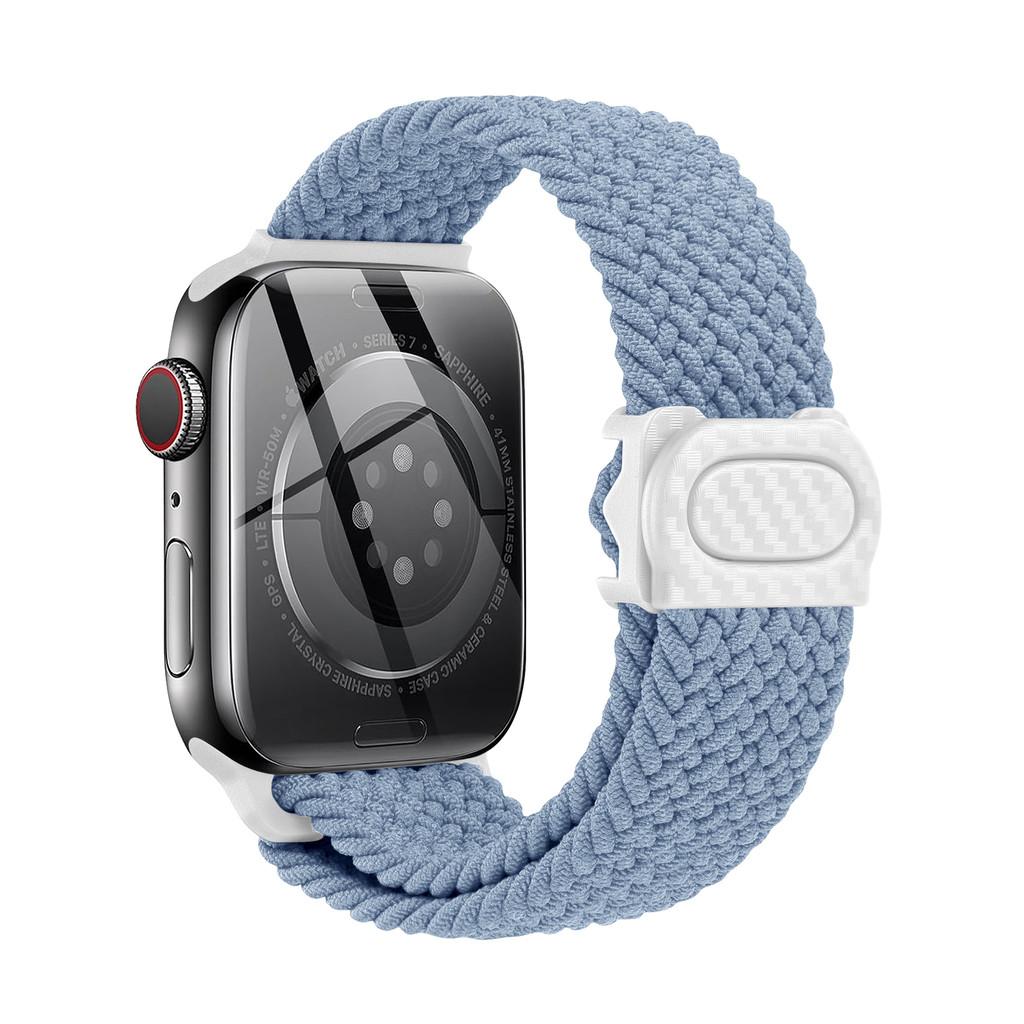 Strap For Apple watch band 44mm 42mm 40mm 45mm 46mm 41mm 49mm Braided Solo Correa Bracelet iWatch 11 10 9 8  7 6 5 4 se Ultra3