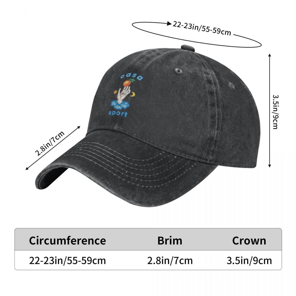 Casablanca Tennis Club Merch Unisex Women Baseball Caps Distressed Washed Hats Cap Classic Outdoor Summer Headwear