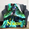 Customiz Name Personality Genshin Impact characters  Blanket Soft &Warm Sofa Office Bed Travel Lunch Break Blanket, Gift Suitable All Seasons