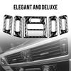 Carbon Fiber Car Interior Air Conditioner Outlet Panel Frame Cover Trim for BMW E90 92 93 (A)