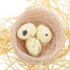Osterente Dekoration Set Realistische Simulations-Eier Rustikales Vogelnest Frühlingsdekorationen für Baum Tisch Kaminsims DIY Osterdekorationen