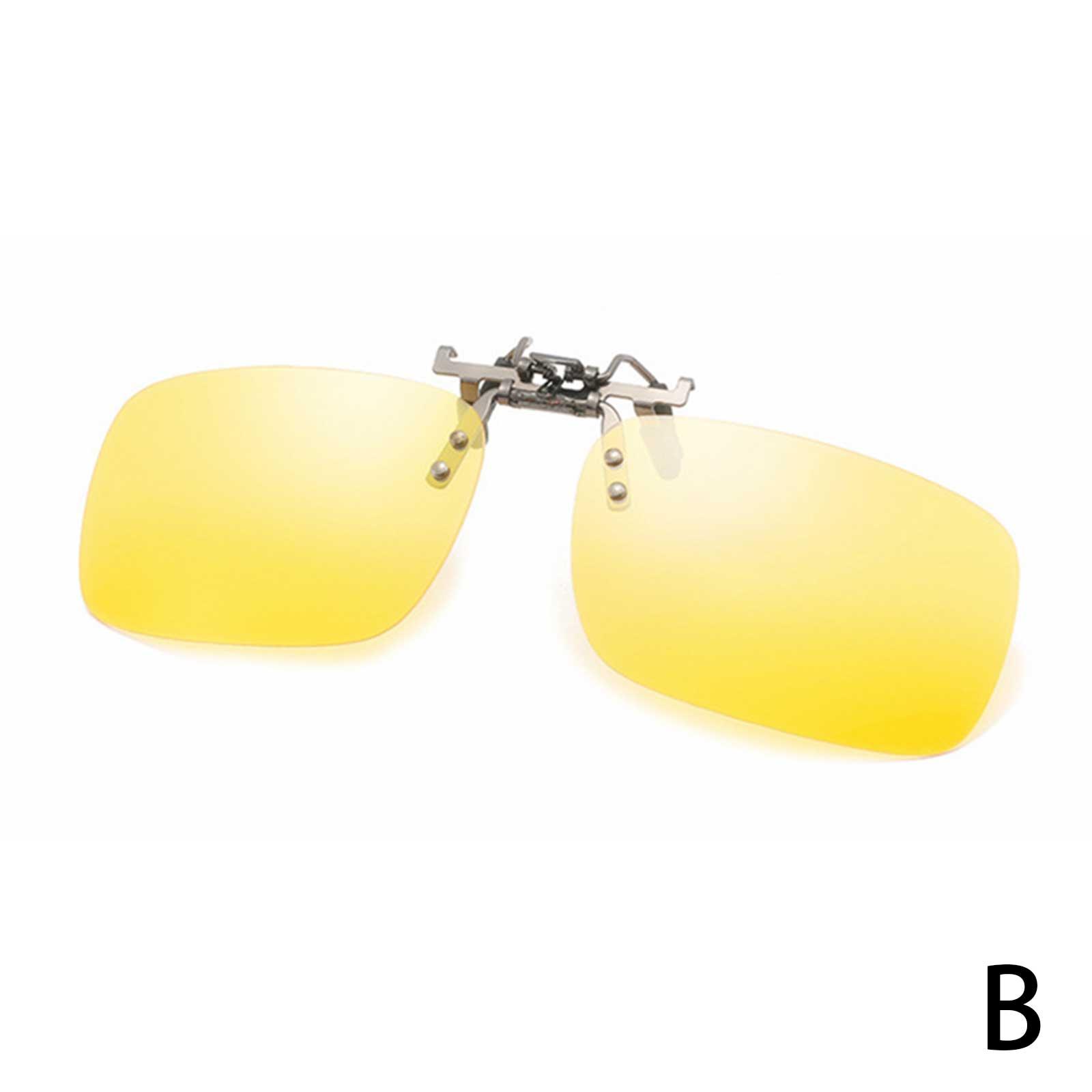 

Поляризованные солнцезащитные очки-клипсы с защитой от бликов UV400 для мужчин, поляризованные очки-хамелеоны для вождения, очки для ночного видения для водителя