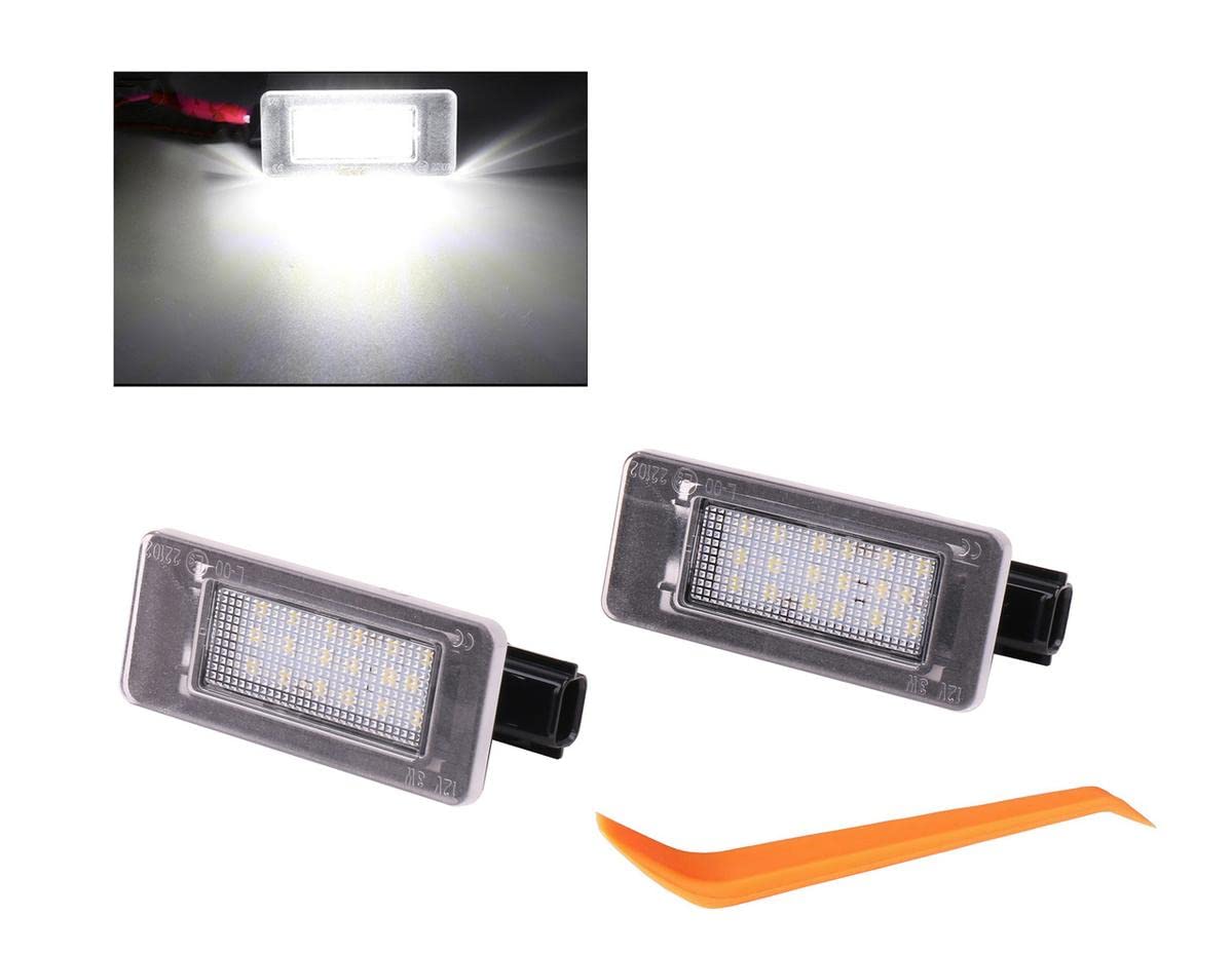 

Compatible with Nissan Serena C27 Series License Lamp Set of 2 Mounting Tools License Light Replacement Custom Ultima Centra Rogue белый