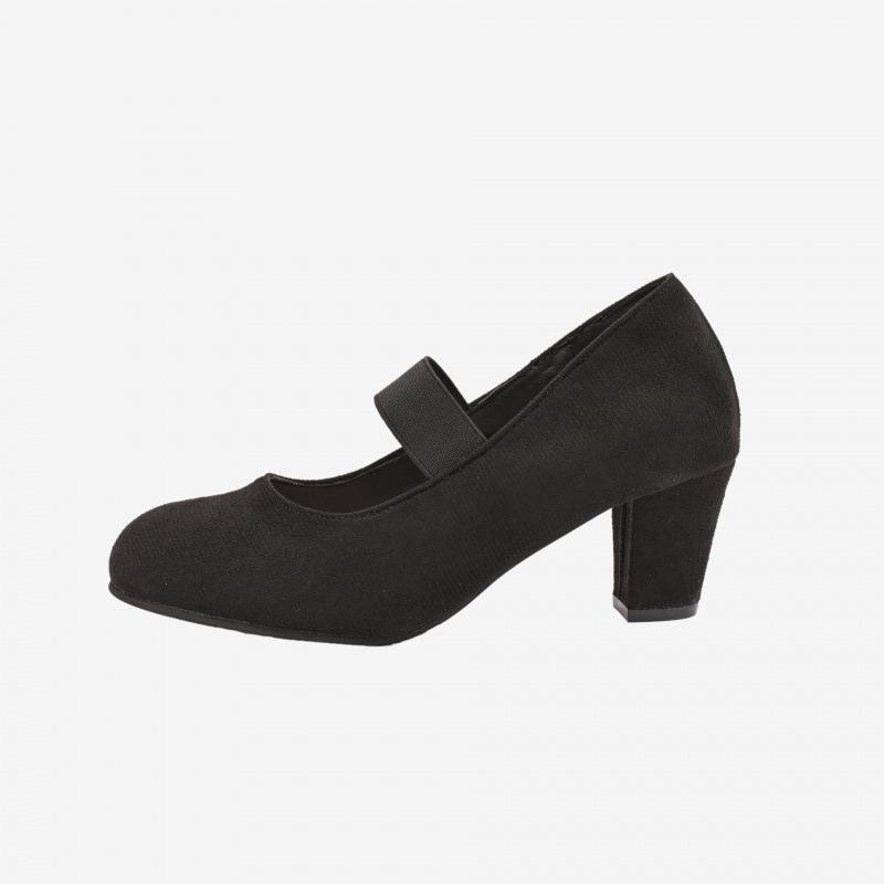 New Women's Retro Mary Jane Shoes Thick Heel Round Head Large Size Women's Shoes