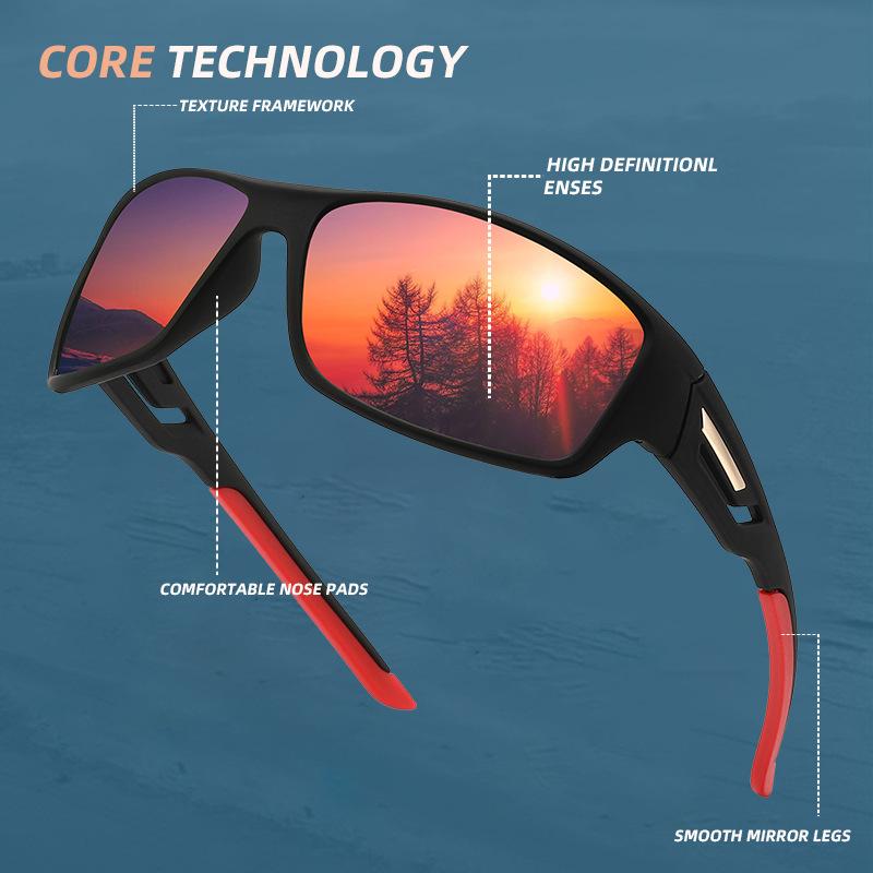 Sunglasses Sports Glasses Night Vision Men and Women Cycling Driver Sunglasses Windproof