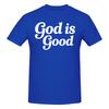 1 Piece Trendy Christian Saying Minimal Novelty 100 Cotton Tshirt God Is Good Tees Tops For Unisex