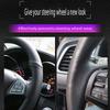 Black Microfibre Leather Car Steering Wheel Cover For Volkswagen VW Golf 7 Mk7 Touran Up New Polo Jetta Passat B8 Tiguan