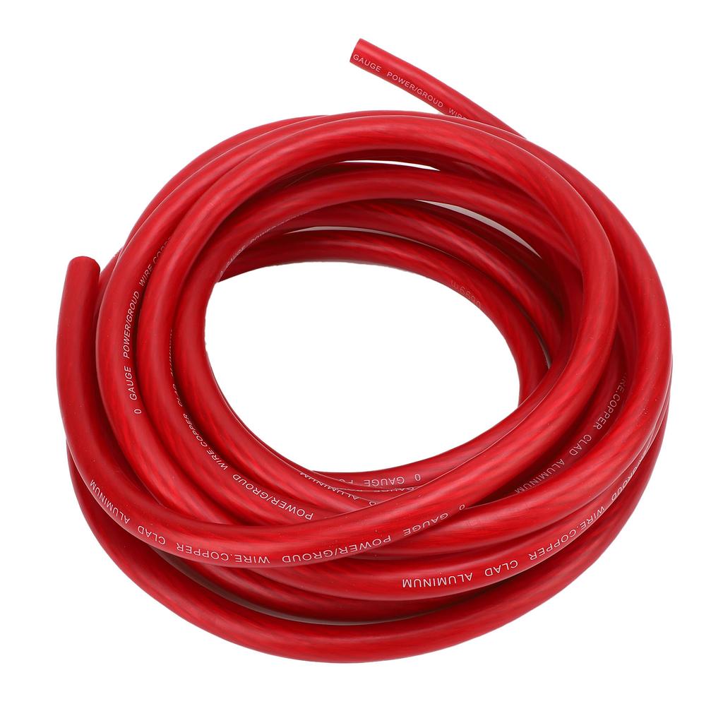 1 Gauge AWG Automotive Wire 25ft Versatile Flexible Easy Installation CCA Car Power Ground Battery Cable for Radio