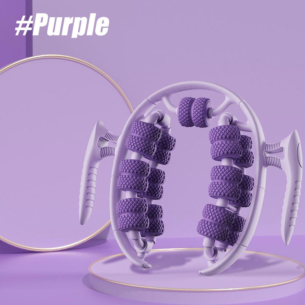 26 Wheels Circular Lymphatic Drainage Massager Portable Handheld Cellulite Massage Tool For Calf Arm Relax