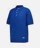Sun Love Crochet Knit Polo Blue
