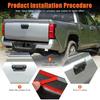 Daeiclru Tailgate Door Handle Trim Cover Compatible with Toyota Tacoma 2024 2025, Rear Trunk Grab Handle Cover Scratch Protector Accessories (Not Fit
