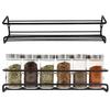 Kitchen Cabinet Door Seasoning Storage Rack, Multi-functional Non-punching Wall-mounted Seasoning Rack In Stock