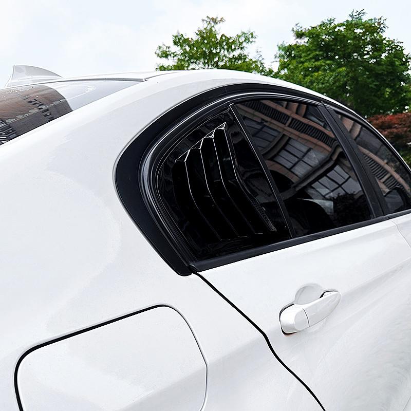 For 2013-2019 BMW 3 Series F30 318i 320i 325i Rear Window Side Vent Shutter Louver Cover Trim Sticker Car Tuning Accessories