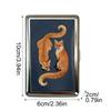Vintage-Style Vintage Card Case Versatile Design Metal Material Metal Case Easy Snap Multi-function Card Holder