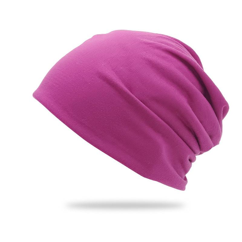 Solid Trendy Color Oversized Knitted Hat Unisex Fashion Breathable Warm Features