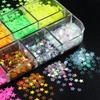 12 Grids Y2K Mini Star Nail Sequins Glitter Flakes Affordable Manicure Accessories for Beginner Nail Learners