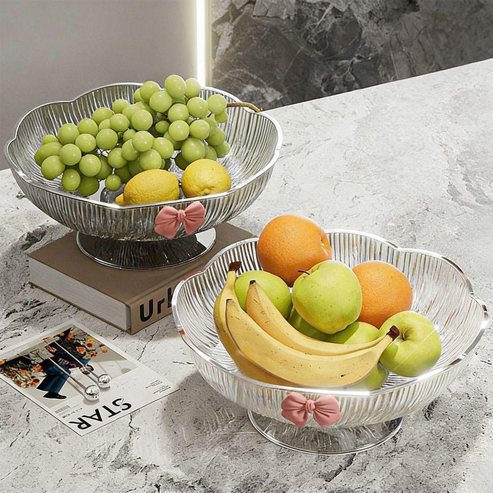 Multifunctional Candy Fruit Plate Plastic Snack Placement Platter Fruit Bowl  Snack Placement