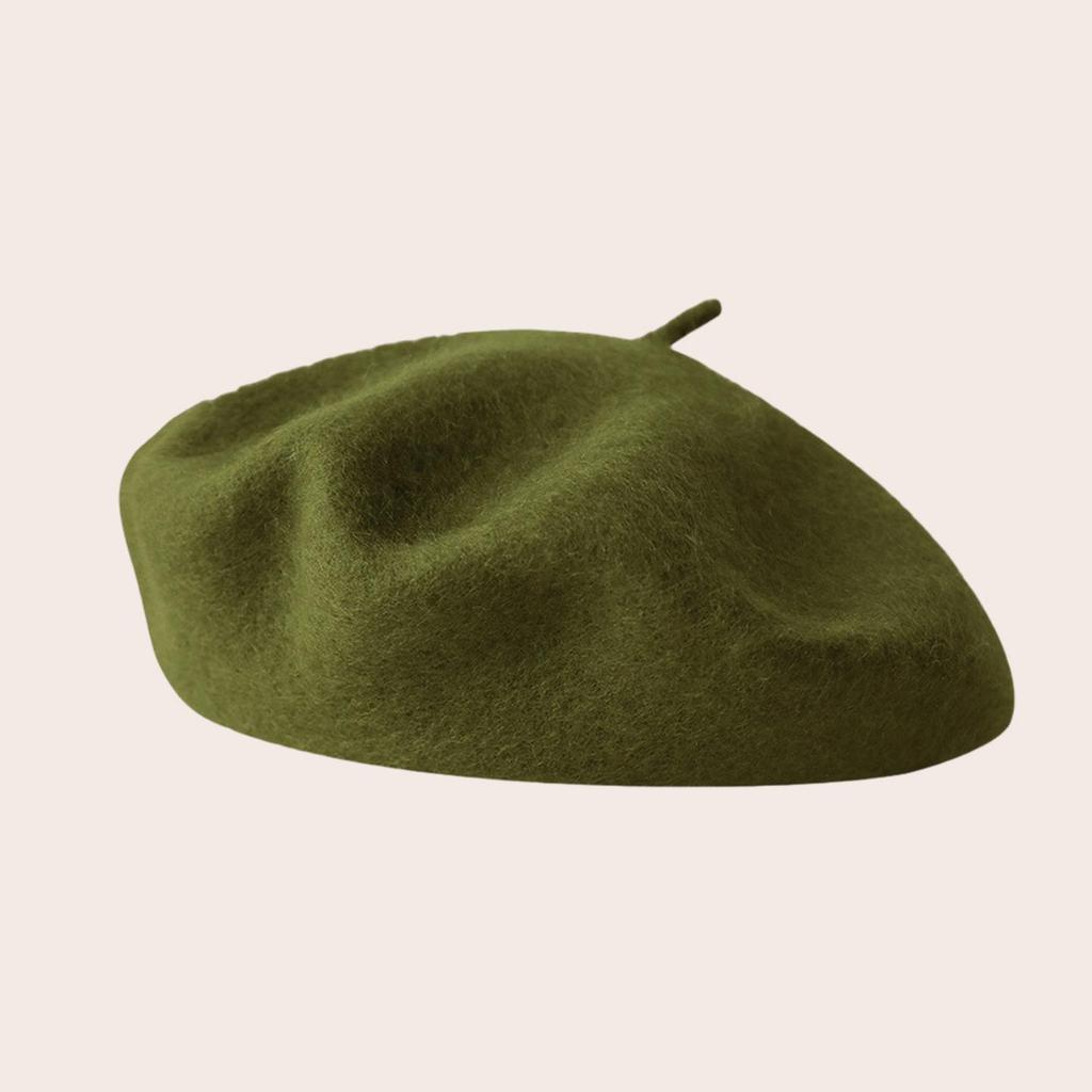 Autumn & Winter Wool Beret: Thick, Fashionable, Versatile & Warm