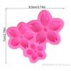 1Pc 3 Cavity Sakura Flower Shape Silicone Mold Sun Flower Fondant Chocolate Birthday Cake Decoration Baking Home Mold