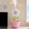 Flower Humidifier Aroma Diffuser Desk Air for Living Room NightStand