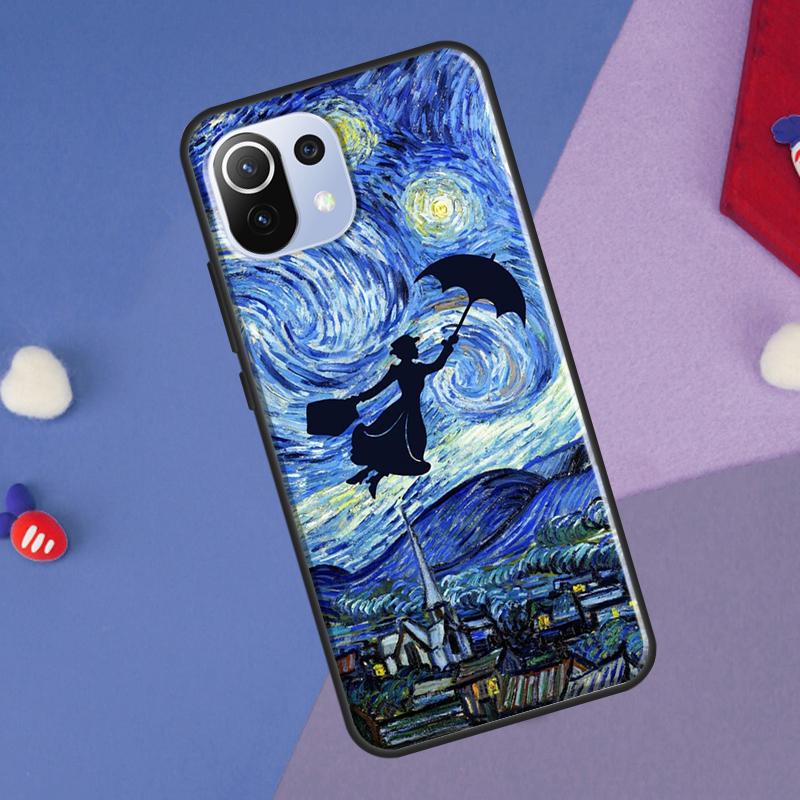 Van Gogh Starry Sky Cover For Xiaomi 14 Ultra 13 11T 12T 13T 14T Pro POCO X6 X7 Pro X3 X5 F3 F5 F6 M6 Pro Case