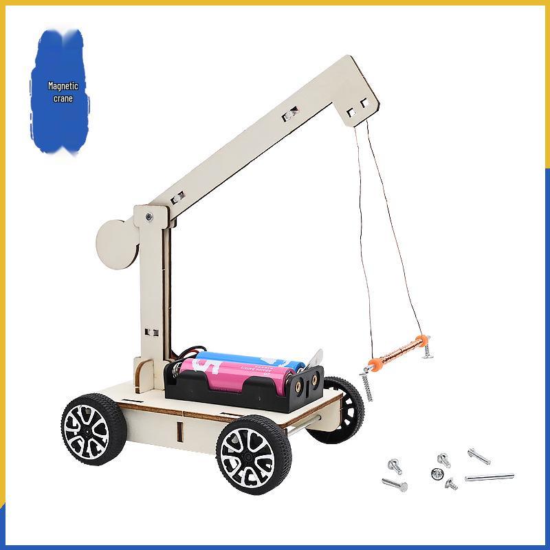 Magnetic Crane: Exploring Electromagnetism for Primary Students with DIY Physics Experiments