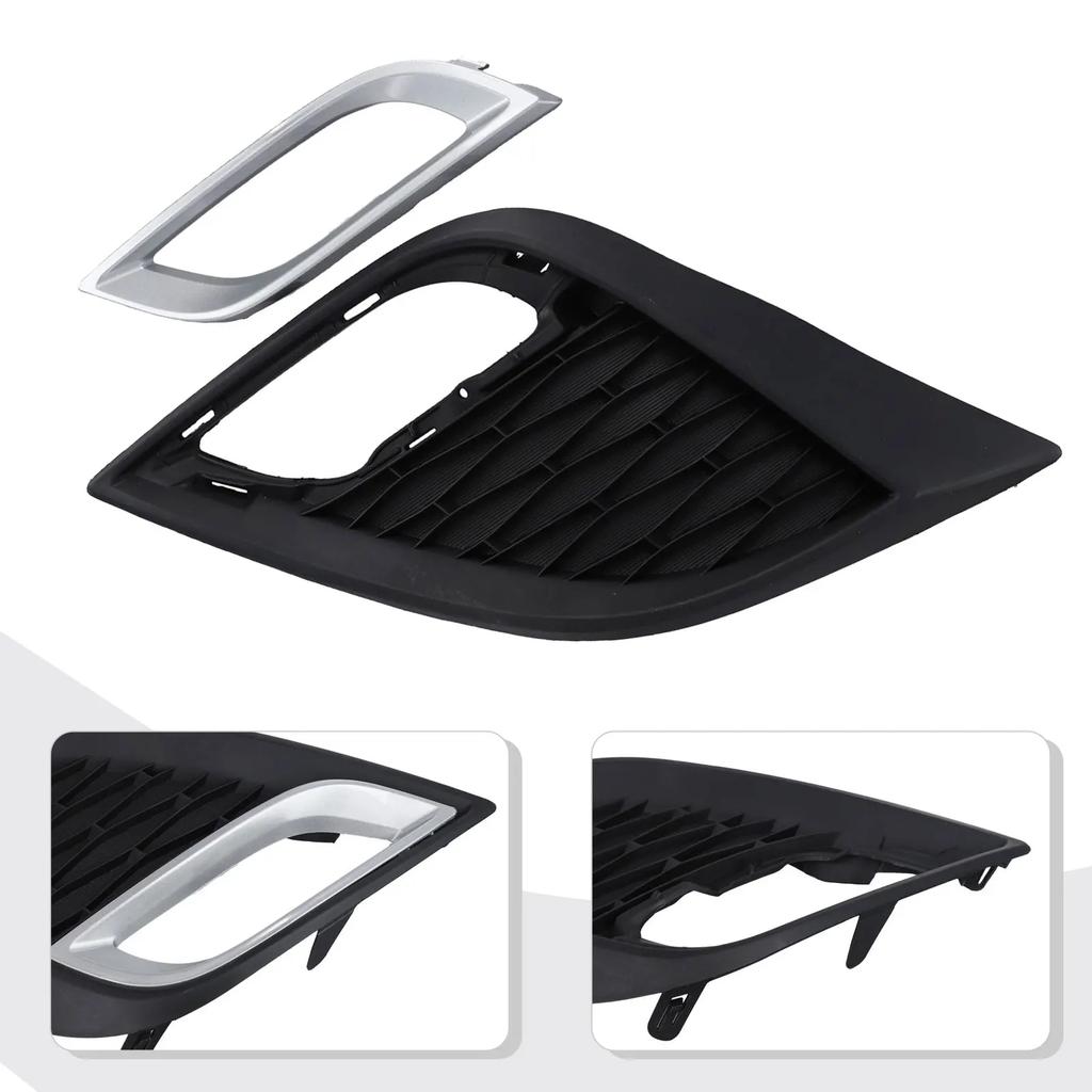 Levý a pravý boční 2dílný kryt mřížky předního nárazníku pro MAZDA 3 2010-2011, ochranný rám stínidla do mlhových světel