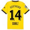 Retro Fußballtrikot Herren Damen Erwachsene Fußballhemd Vintage Dortmund BVB Klassische Trikots Riedle Muller Sammer Haaland