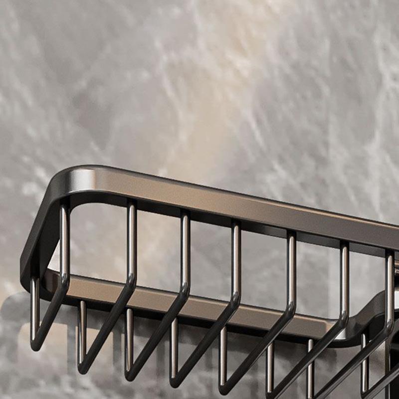 Cutie de săpun Suport de săpun montat pe perete Rafturi pentru baie fără găuri Ventuze creative pentru baie de scurgere din aluminiu Acasă