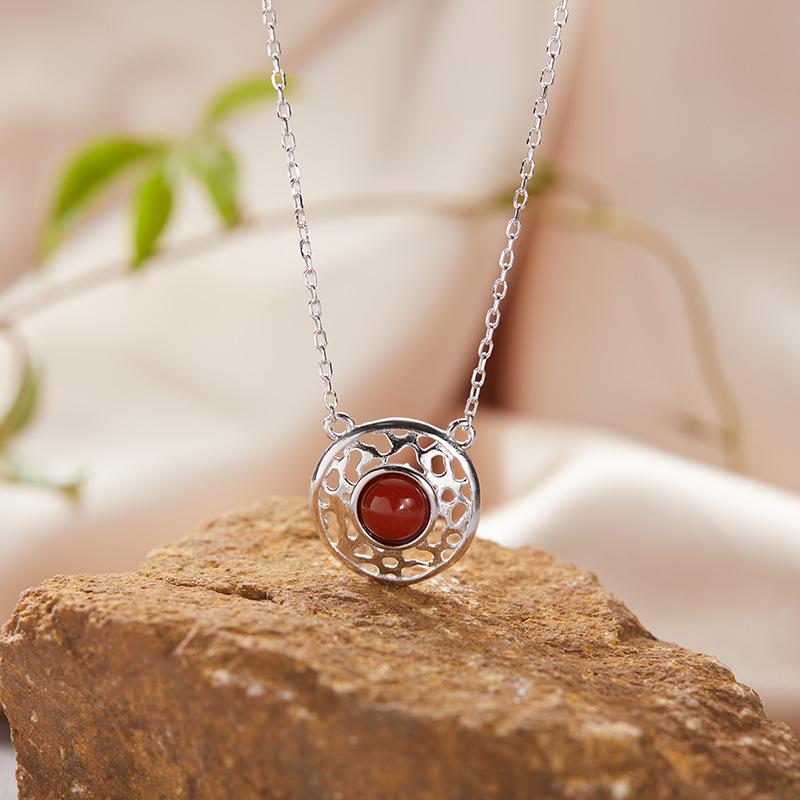 S925 Sterling Silber 18K Naturfarbe Schatz Ohrringe Leichter Luxus Premium Nische Original Design Ohrringe Neue Chinesische Ohrringe