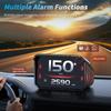 P30 HUD OBD2 Display Car On-board Computer Speedometer RPM Meter AFR Time Speed Voltage Display Multi Functional Speeding