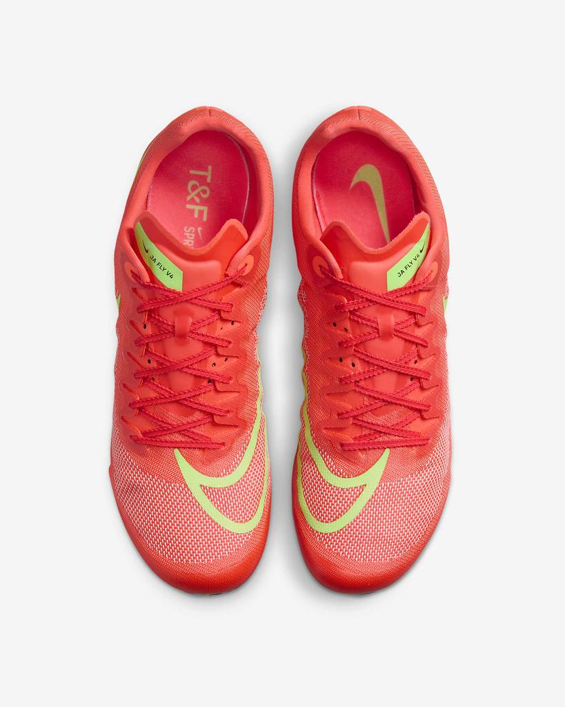 DR2741-601 Nike JA Fly 4 Bright Crimson Hyper Orange Barely Volt Washed (Men's)