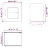 Dishwasher Front Panel Kalmar Black 40 X 31 X 40 Cm