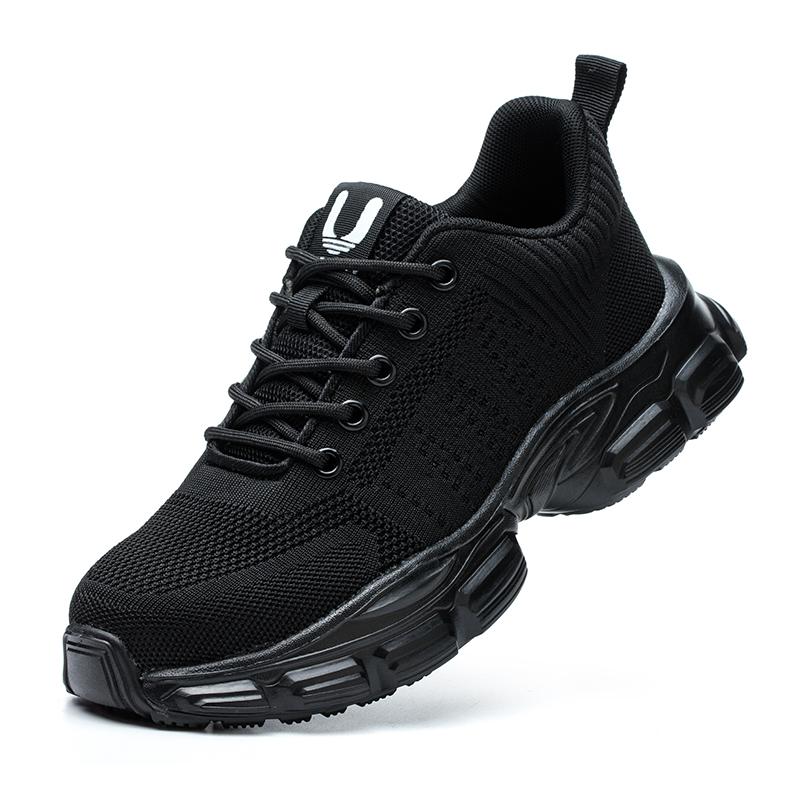 

Ladies Steel Toe Safety Shoes Anti Crush And Piercing Breathable Upgraded Lightweight Non-Slip Outsole for Outdoor Factory Work 35