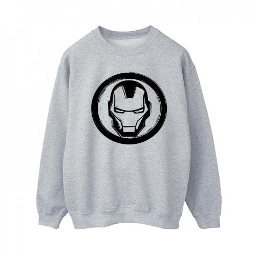 Marvel Womens/Ladies Iron Man Chest Logo Sweatshirt