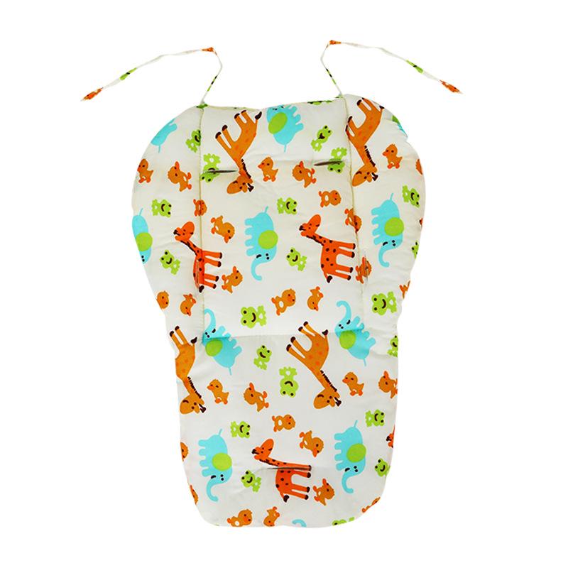 Thickened Cotton Baby Stroller Seat & Backrest Cushion for All Seasons