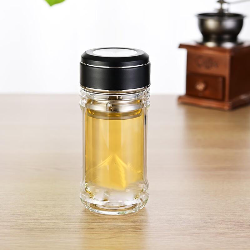 Double-Layer Lidded Tea Cup