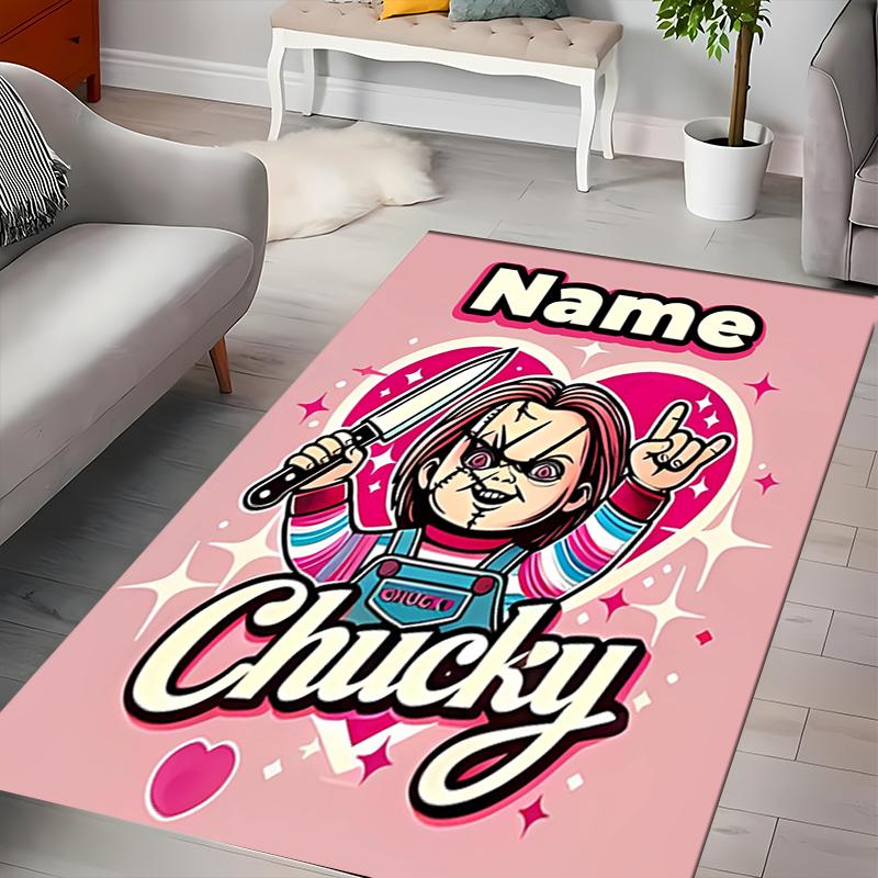 Custom personalization Chucky Area Rug - Perfect For Kitchen, Bathroom,Laundry Room Decor Large Size Available,Gift All Seasons