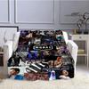 Morat Pop Band Printed Blankets Flange Warm Blanket Soft and Comfortable Blanket Picnic Blankets Bedding Birthday Gift