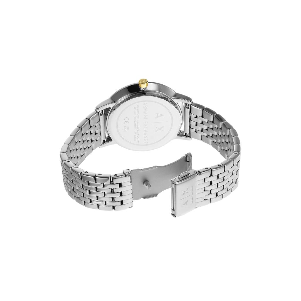 Armani Exchange NA AX5585 Silver 2 AX Women's Watch,