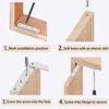 4 Stainless Steel 360 360-degree Rotating Hidden Hinge,Door Pivot Hinge Stainless Steel Drawer Window Door Accessories Suitable for Door
