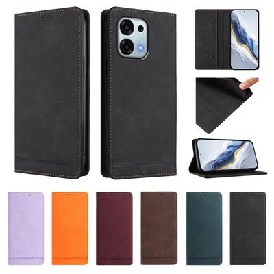 Hülle für Oppo A6 Pro CPH2799 Luxus Leder Flip Handyhülle auf für Oppo A6 Pro A5 A5X A5 Pro 4G 5G Mode Brieftasche Ständer Hülle