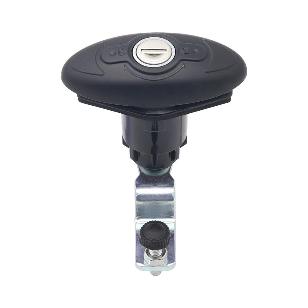 Rotating Handle Lock Latch with 2 Keys for Camper RV Cabin