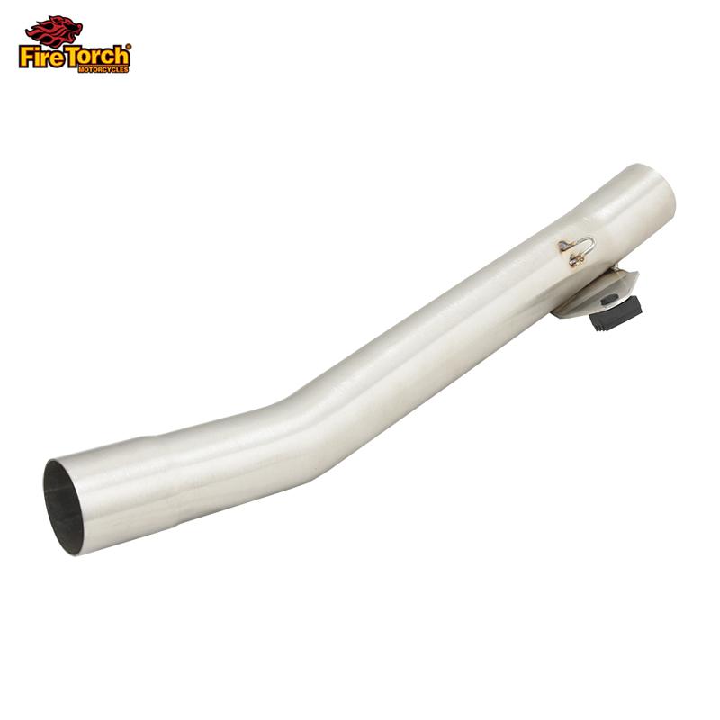 Slip On For SUZUKI BANDIT GSF600 GSF600S 1995-2006 Motorcycle Exhaust Systems Mid Link Pipe Connect 51MM Muffler Escape Moto Stainless Steel