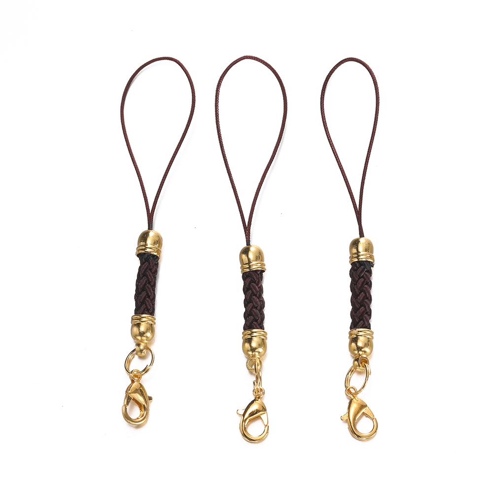 10/20pcs Keychain Rope with Lobster Clasp Jump Rings Lanyard Lariat Strap Cord For DIY Keyring Pendant Jewelry Making Supplies