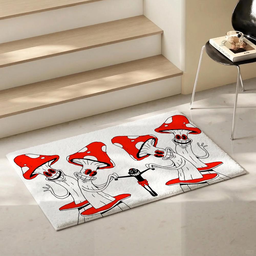 Rap Artist L-Lil DarkieS Floor Mat Eco-Friendly Flannel Doormat Non-Slip Odorless Soft Short Plush Indoor Floor Rug