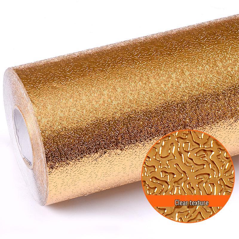 High-Temperature, Waterproof, Oil-Proof Kitchen Wall & Cabinet Stickers - Self-Adhesive Aluminum Foil