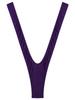 Deep V Neck Monokini One-Piece Bathing Suit Swimsuit Solid Color Bodysuit Swimwear Underwear Women Beach Wear