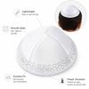 Satin Fabric Kippah Cap Smooth Surface Head Cover Durable Yarmulke Skullcap  Daily Wear