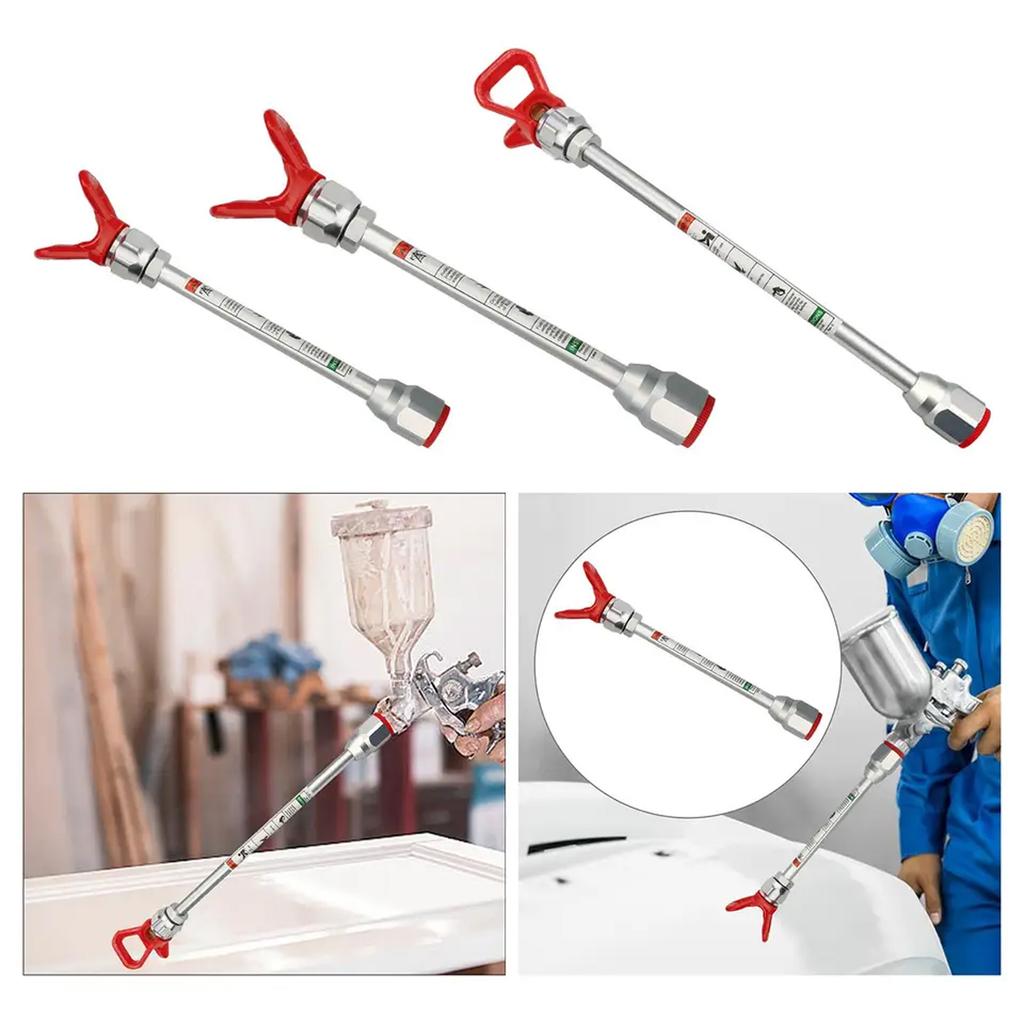 Lightweight Aluminum Alloy Sprayed Guns Extension Handle For Extended Durability And Easy Installation In Tight Space